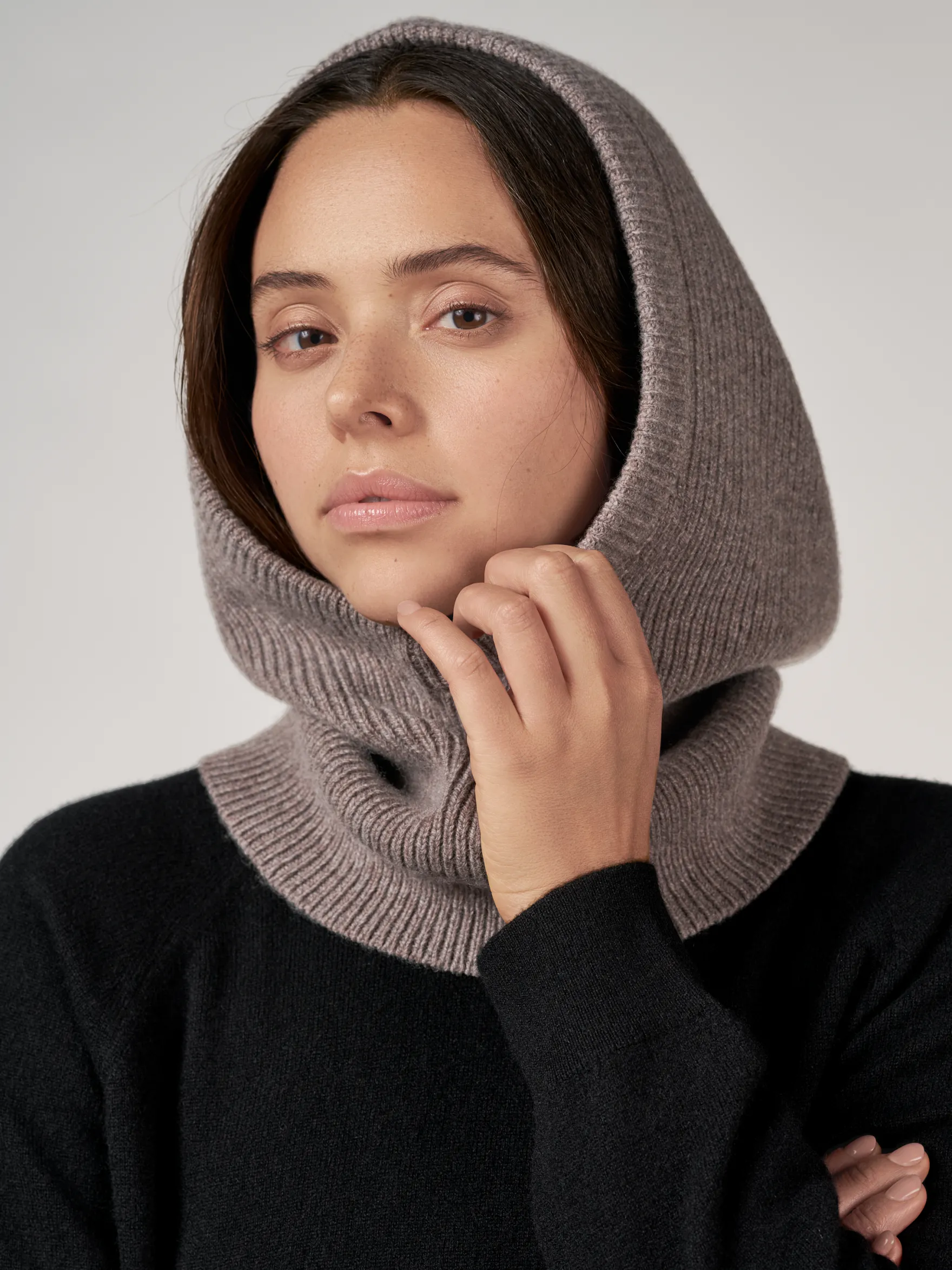Balaclava i lammeuld til kvinder