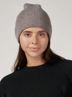 Beanie i lammeuld til kvinder