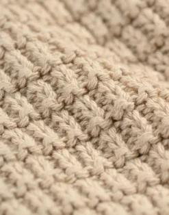 Bluse i bomuld med struktur til kvinder
