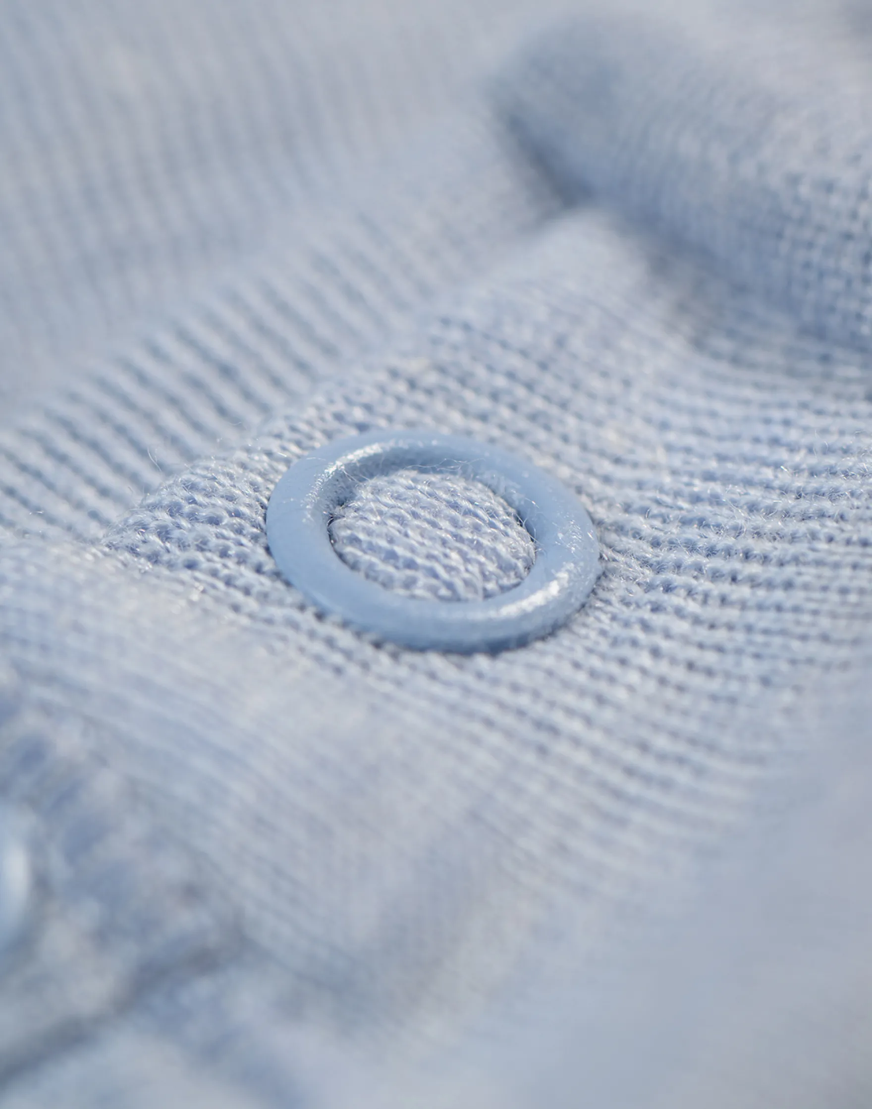 Bluse i merinould/silke til baby
