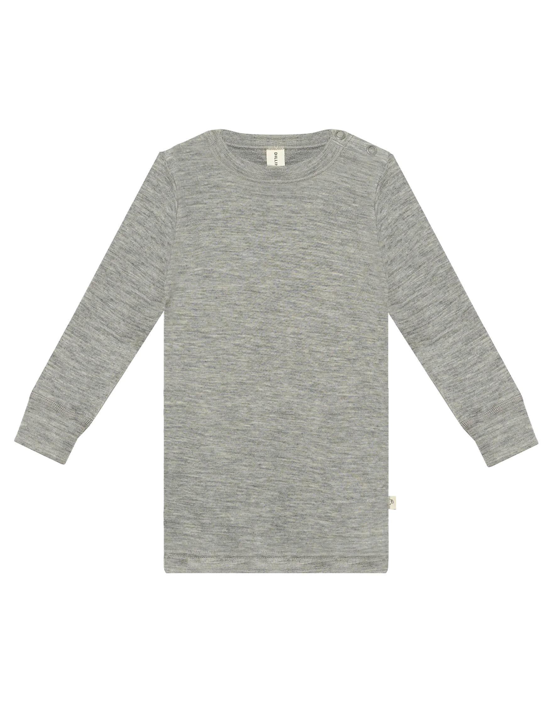 Bluse i merinould/silke til baby