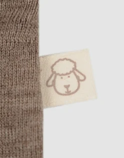Bluse i merinould til baby
