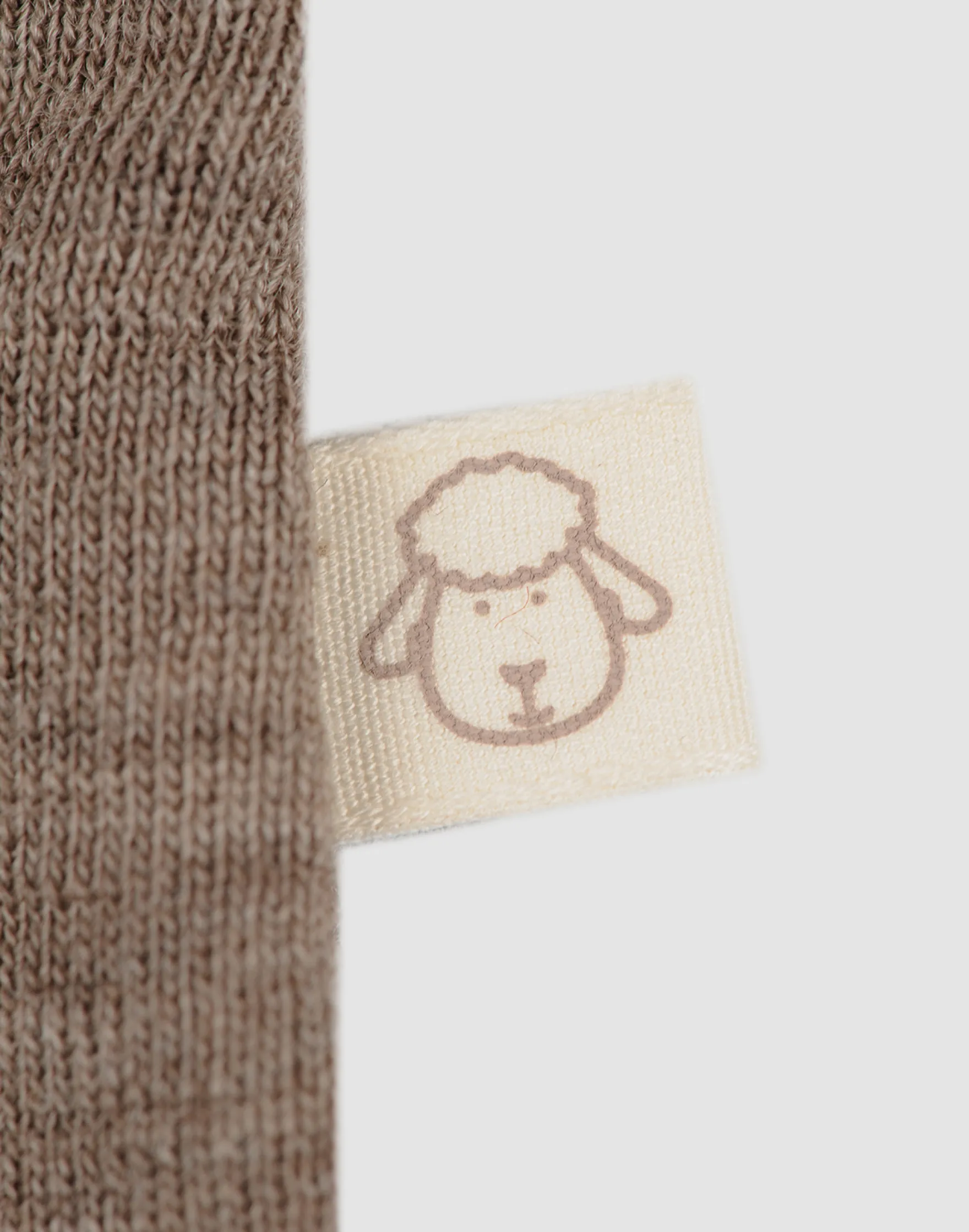 Bluse i merinould til baby