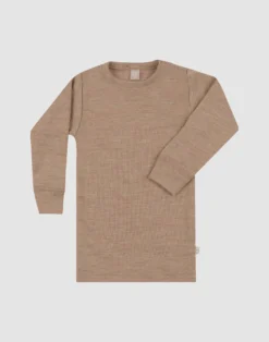 Bluse i merinould til baby