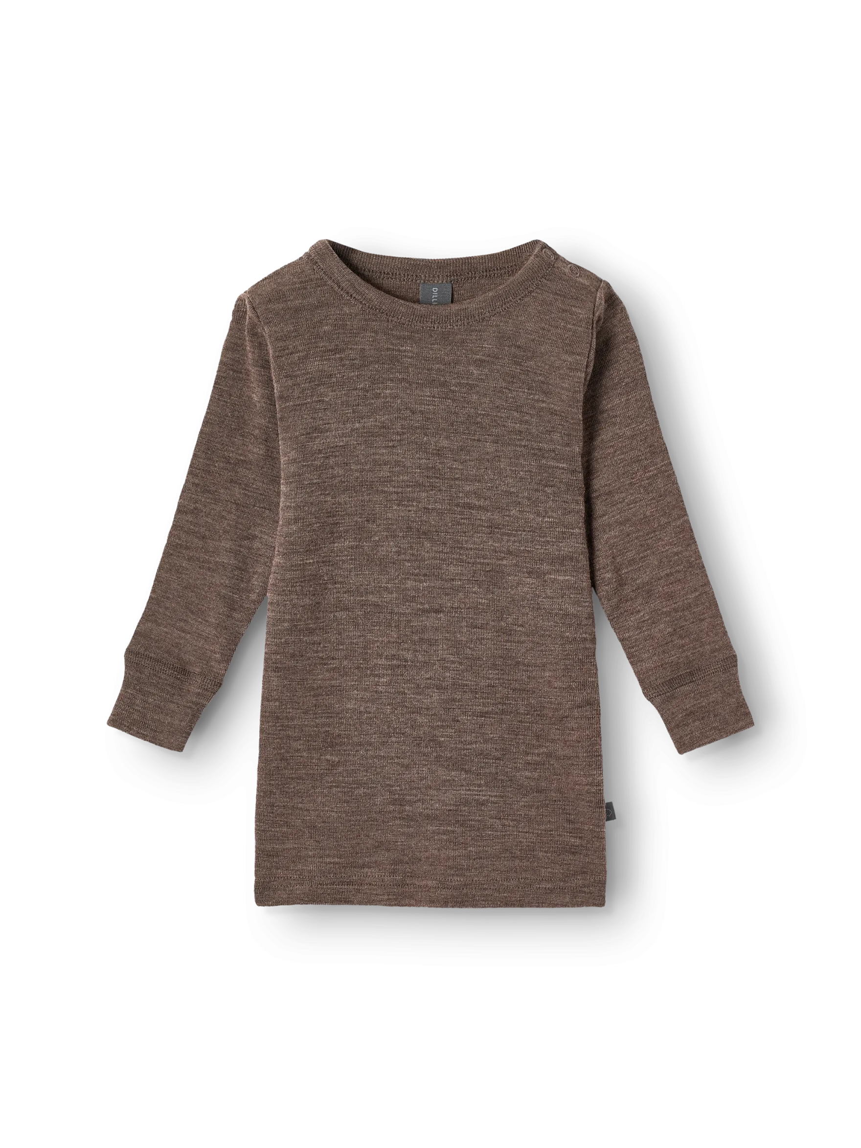 Bluse i merinould til baby