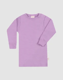 Bluse i merinould til baby
