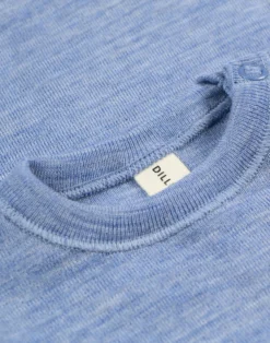 Bluse i merinould til baby