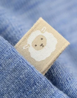 Bluse i merinould til baby