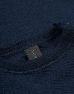Bluse i merinould til baby