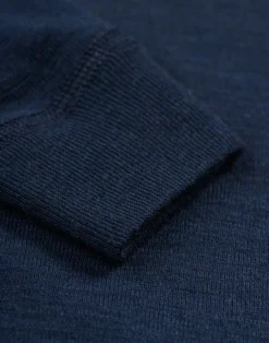 Bluse i merinould til baby