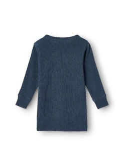 Bluse i merinould til baby
