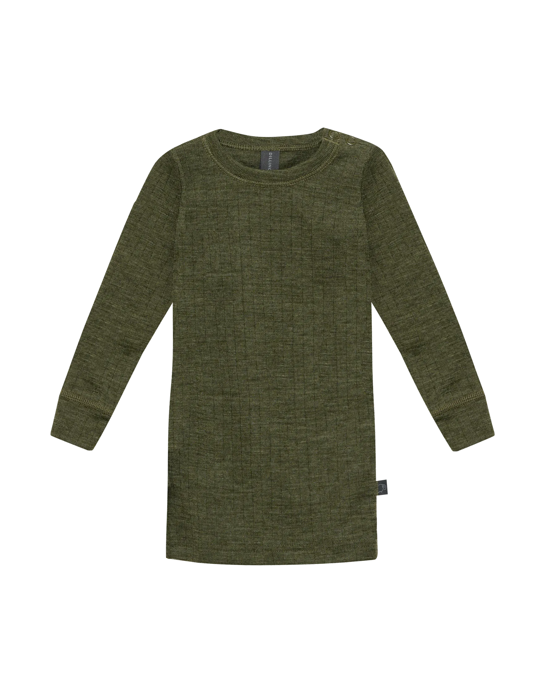 Bluse i merinould til baby