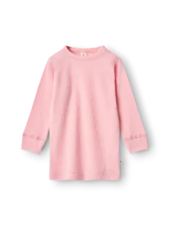 Bluse i merinould til baby