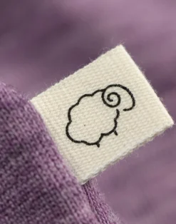 Bluse i merinould til baby