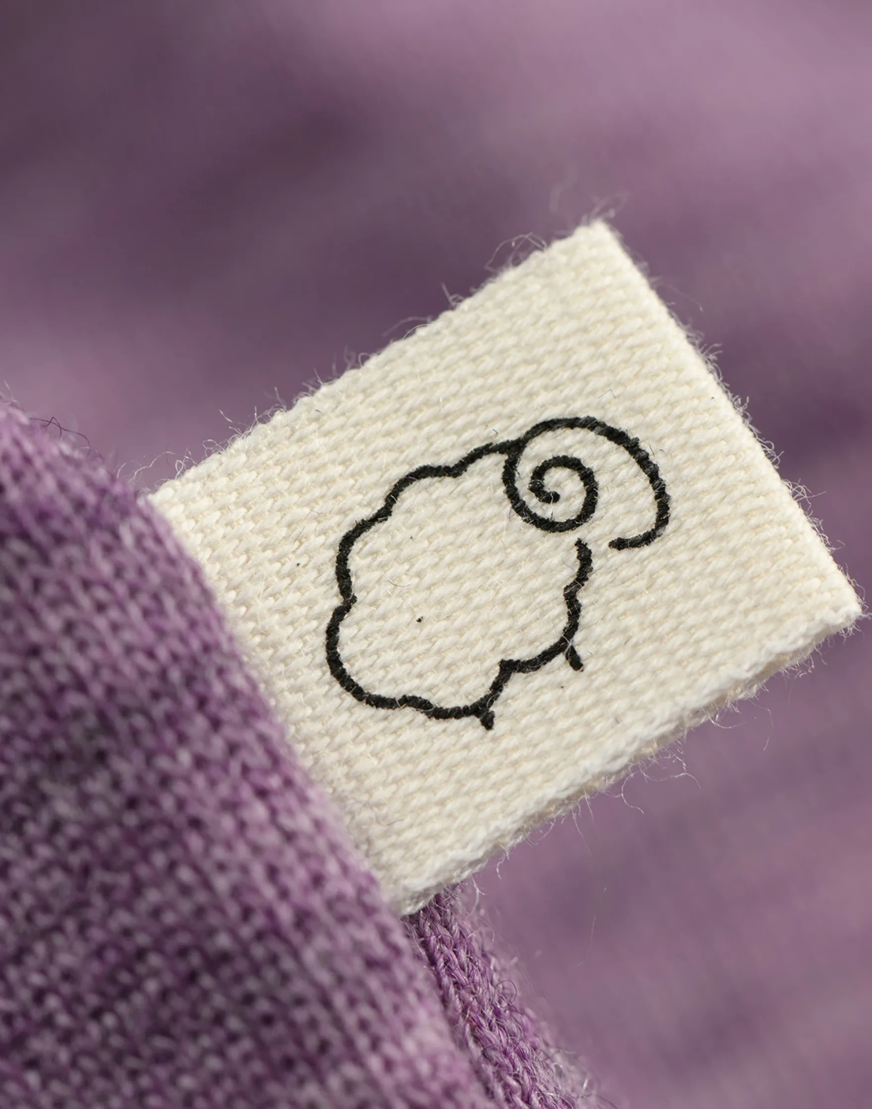 Bluse i merinould til baby