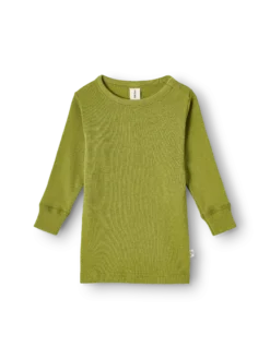 Bluse i merinould til baby