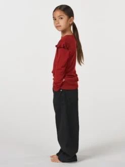 Bluse i merinould til børn