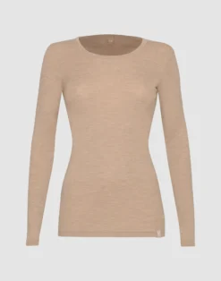 Bluse i merinould til kvinder