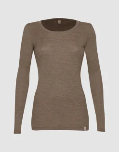 Bluse i merinould til kvinder