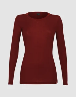 Bluse i merinould til kvinder