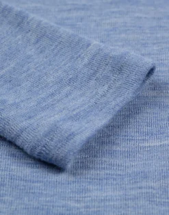 Bluse i merinould til kvinder