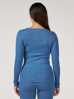 Bluse i merinould til kvinder