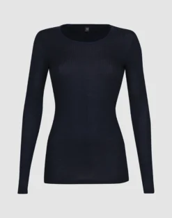 Bluse i merinould til kvinder