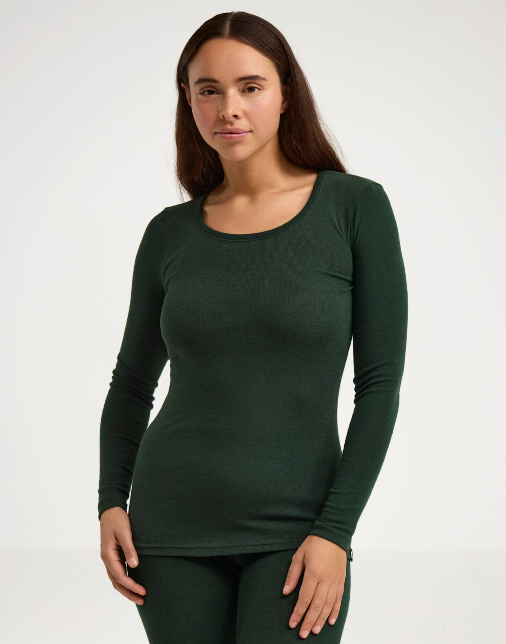 Bluse i merinould til kvinder