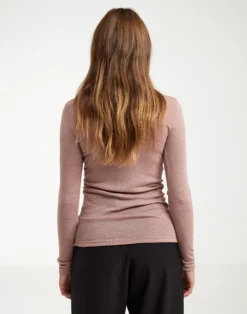 Bluse i merinould til kvinder