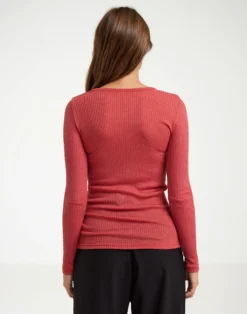 Bluse i merinould til kvinder