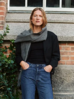 Bluse i merinould til kvinder
