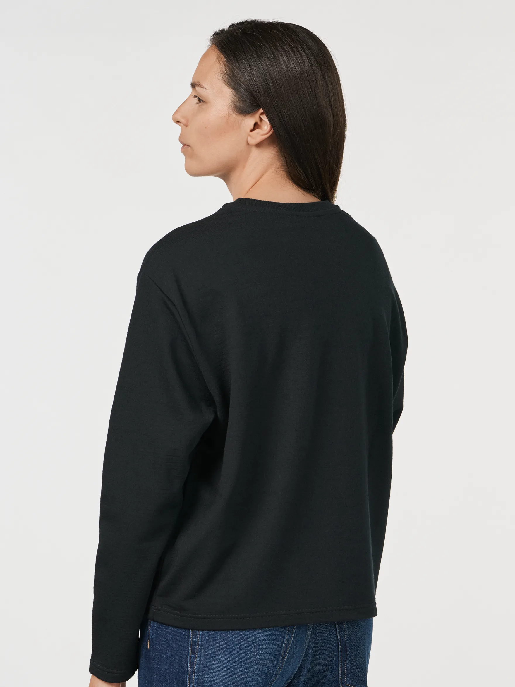 Bluse i merinould til kvinder