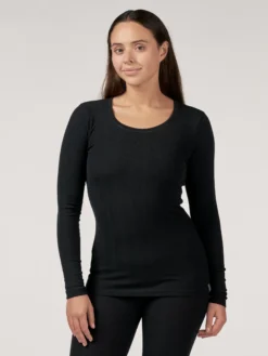 Bluse i merinould til kvinder
