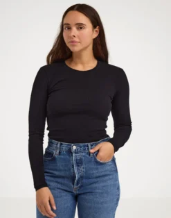 Bluse i merinould til kvinder