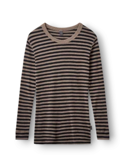 Bluse i merinould til mænd