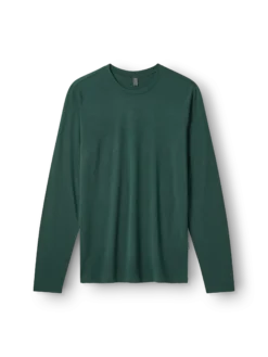 Bluse i merinould til mænd