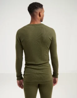 Bluse i merinould til mænd