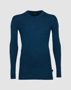 Bluse i merinould til mænd