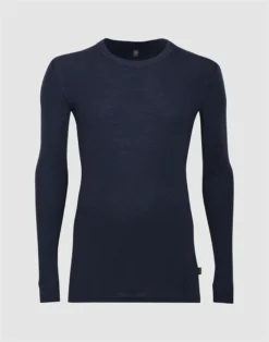 Bluse i merinould til mænd