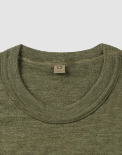 Bluse i merinould til mænd