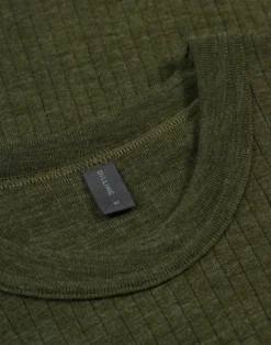 Bluse i merinould til mænd