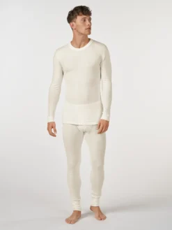 Bluse i merinould til mænd