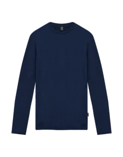 Bluse i merinould til mænd