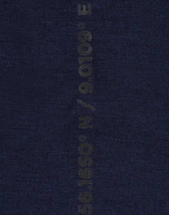 Bluse i merinould til mænd