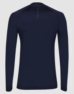 Bluse i merinould til mænd