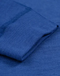 Bluse i merinould til mænd