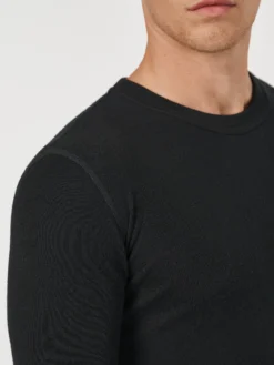 Bluse i merinould til mænd