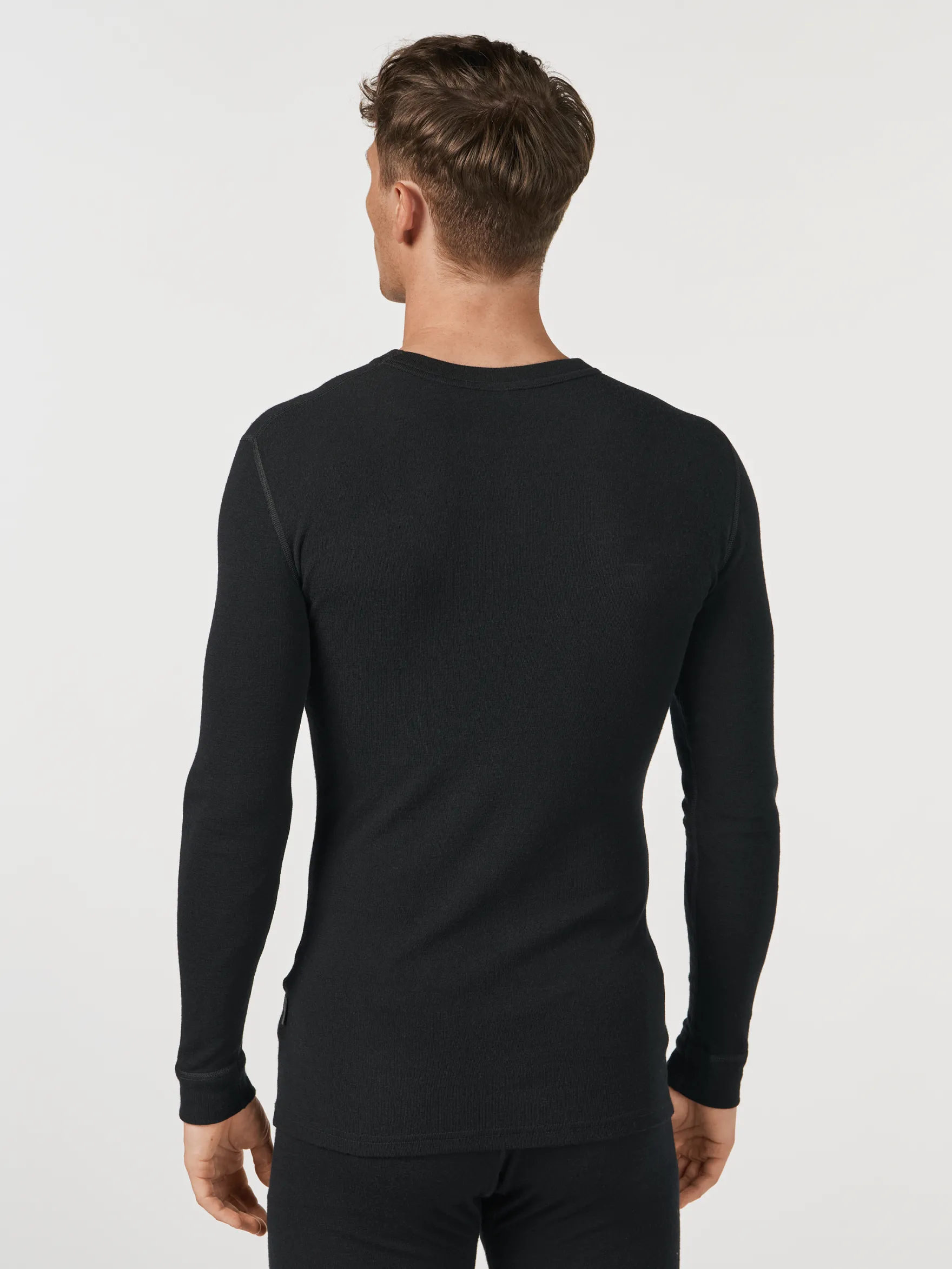 Bluse i merinould til mænd