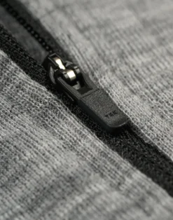Bluse med half-zip til børn