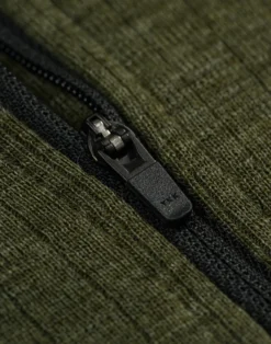 Bluse med half-zip til børn